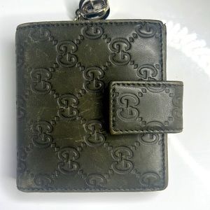 Hunter green Gucci wallet